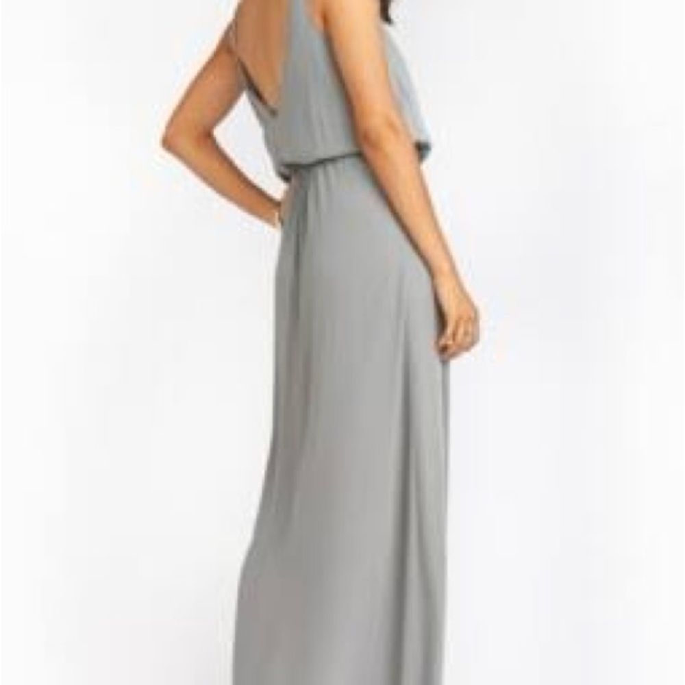 Show Me Your MuMu Kendall Sage Green Maxi Dress Gown Bridal - Picture 2 of 3